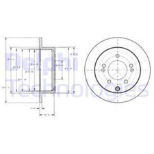 Disque de frein Kia CERATO