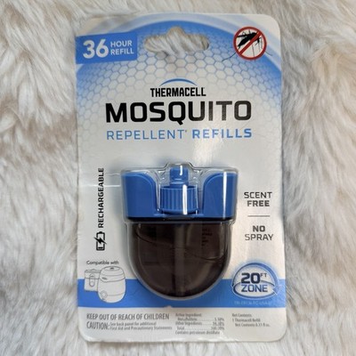 Thermacell Rechargeable Mosquito Repellent Refill 36 Hour Scent Free ER136 New