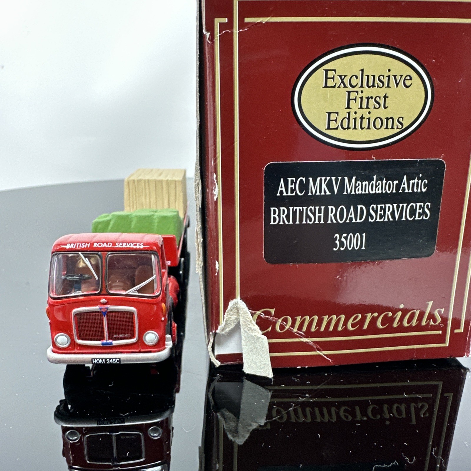EFE 35001 BRITISH ROAD SERVS AEC MK5 MANDATOR FLATBED ARTIC TRUCK 1:76 SCALE