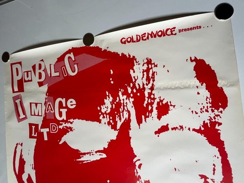 PIL-Public Image Ltd-Hollywood Paladium Show Poster '86 23x35" Goldenvoice Punk - Bild 2 von 2