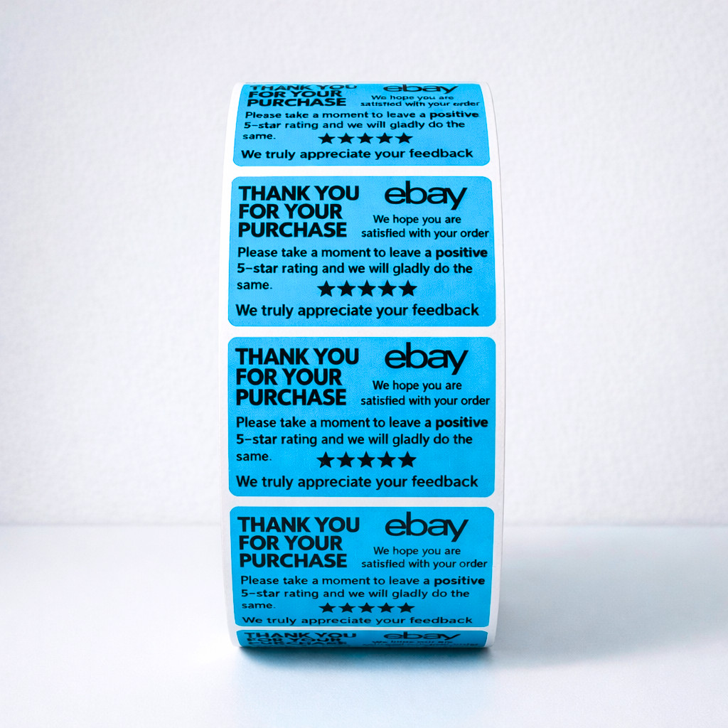 Thank You for Your Purchase Stickers – eBay Packing Labels – notes