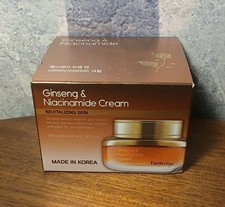 Korean Farm Stay Ginseng  Niacinamide Face Cream Exp. 03/29 Revitalizing Skin