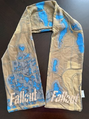 Fallout 4 Wasteland Map Scarf | Bethesda Loot Crate Exclusive 