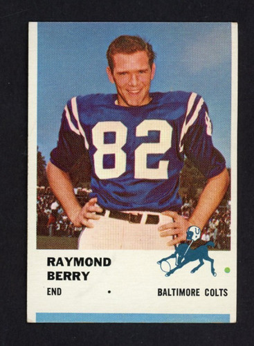 Raymond Berry #33 1961 Fleer card