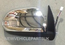 Fits Toyota Hilux 2012-2016 Door Mirror Electric Chrome W/ Indicator Right Side