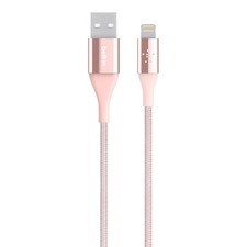 Image of Belkin Lightning Charge Sync DuraTek Cable for iPhone 14,13,12 Pro Max iPad 1.2m