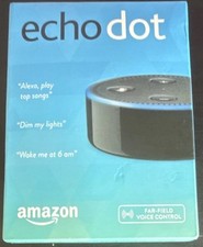 Amazon Echo Dot Smart Speaker Black Alexa Blu...