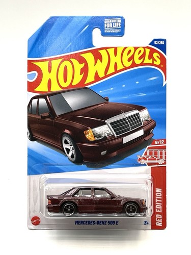 2025 Hot Wheels Mercedes-Benz 500 E (Target Red) #52 CUSTOM WHEEL SWAP by AEB - Picture 2 of 5