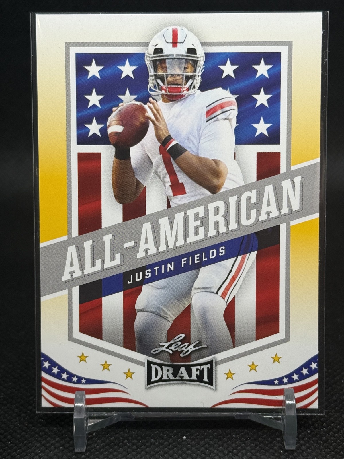2021 Leaf Draft - All-American Justin Fields #49 Gold (RC)