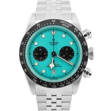 STICKERED NEW 2026 PAPERS Tudor Black Bay Chrono 41mm FLAMINGO BLUE 79360 N BOX
