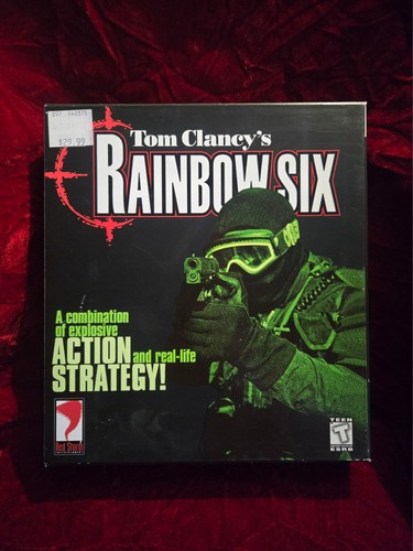 Tom Clancy's Rainbow Six (PC, 1998) Big Box