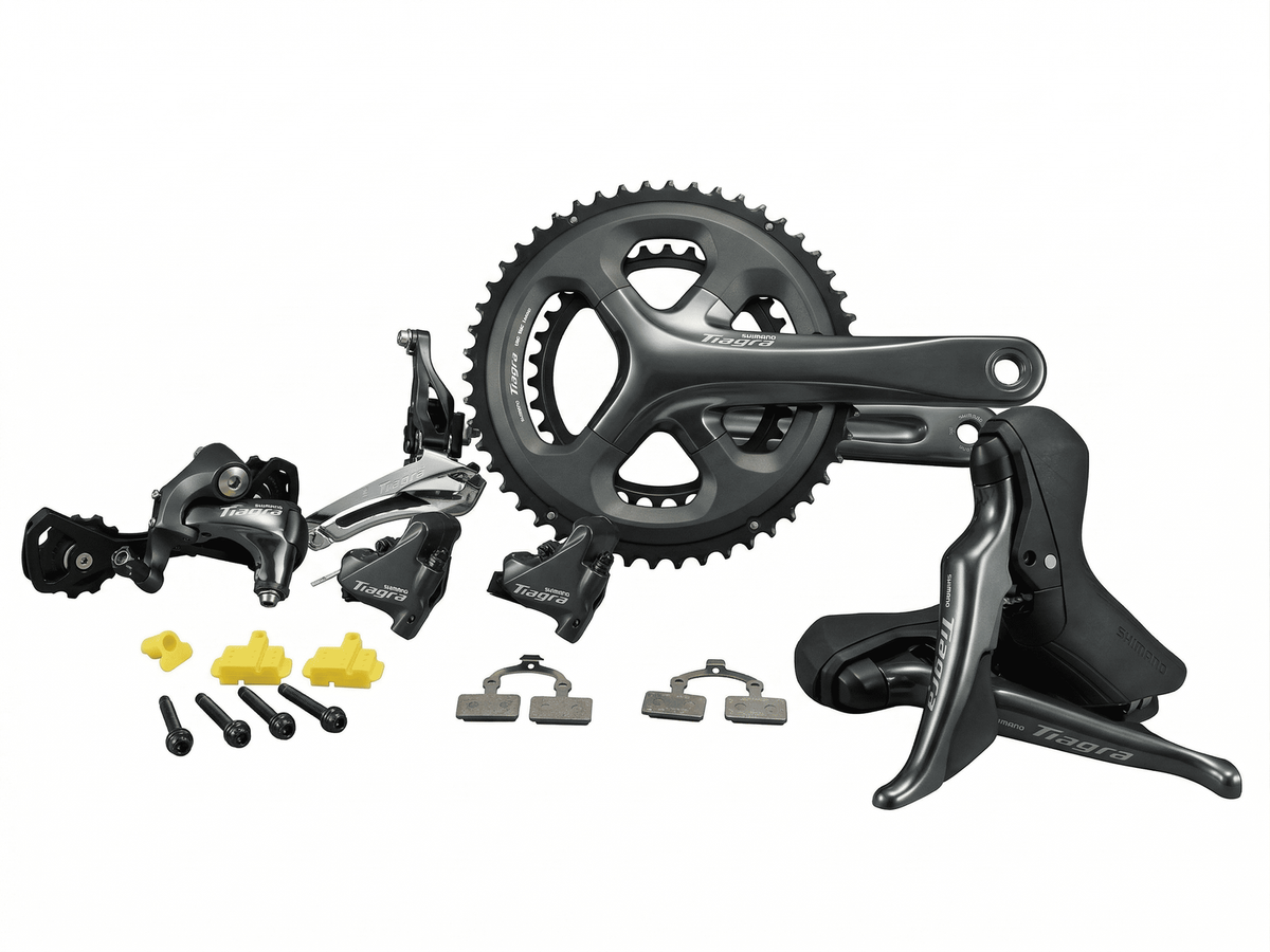 シマノ SHIMANO Tiagra r4720 油圧 コンポセット Shimano Tiagra 4720 Hydraulic Groupset 2x10s ST4720 FC4700 GS Used