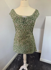 Excellent Condition! Sage Green Floral Dress by ASOS - Size 2 Petite