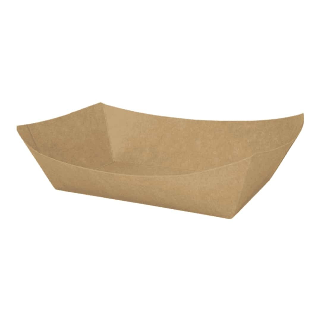 Fried Basket Kraft Paper Sand 170x120x40 mm 125 pcs - Food Packaging