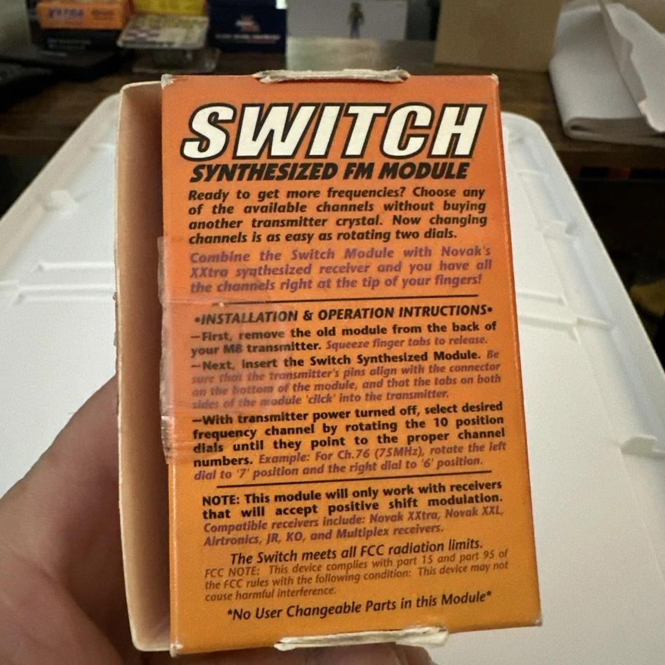 Novak Switch Synthesized FM Transmitter Module for Airtronics M8 # 2680 - Image 3 of 4