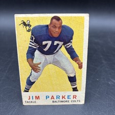 1959 Topps Football #132 Jim Parker RC EX