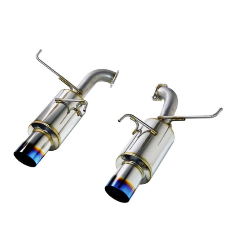 REMARK RO-TTVB-R1D Burnt Stainless Dual R1 Canisters Axle-Back Exhaust forSubaru