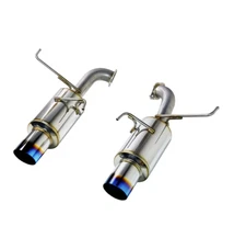REMARK RO‑TTVB‑R1D Burnt Stainless Dual R1 Canisters Axle‑Back Exhaust forSubaru