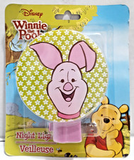 Classic Disney Winnie The Pooh PIGLET Night Light w/Rotary Shade & on/off Switch