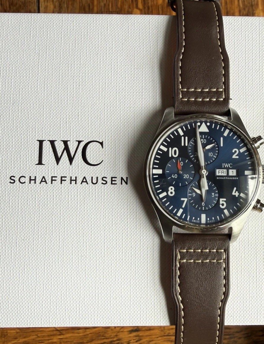 IWC pilot chronograph Le Petit Prince 2020 43mm. Warranty till 2028 Full Set