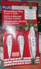 Plus DecOrno Deco Rush Decoration Pen HOLIDAY, SNOWFLAKE, Scrapbooking, crafting