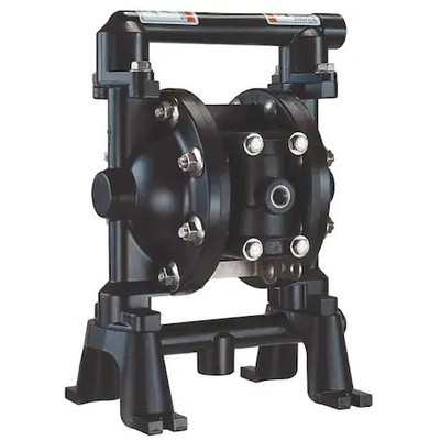 Aro Pd05r-Aas-Stt-B Double Diaphragm Pump, Aluminum, Air Operated, Ptfe, 12 Gpm