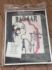 Vintage Deco Point Art Harper  s Bazaar Magazine Latch Hook