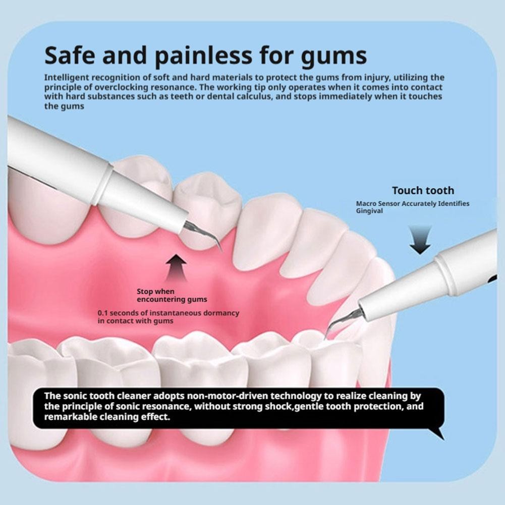 Ultrasonic tartar removal toothbrush  Remover Tooth Stains Tool For Home New