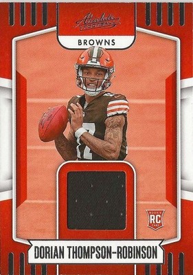 2023 Panini Absolute #ARM-37 Dorian Thompson-Robinson Absolute Rookie Materials
