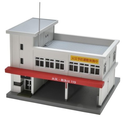TOMYTEC Building Collection 082-4 Fire Station B4 Diorama Supplies 331216