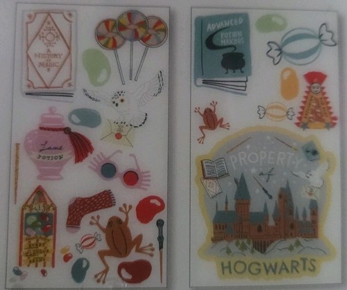 HARRY POTTER Window Clings Set HONEYDUKES 4 Pages Of Repositionable Window Art - Picture 4 of 4