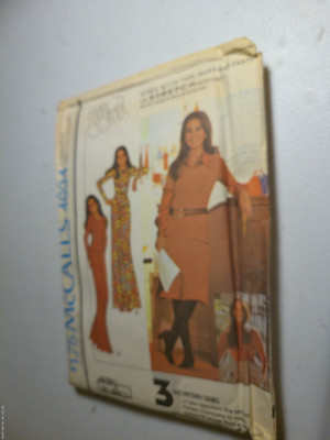 McCalls 4634 Pattern Misses Knit Top Skirt Pants size 14-18