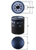 Knecht ÖLfilter Oc 1414 Anschraubfilter FüR Ford Custom Transit Tourneo Fad Fdd