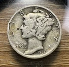 1936-D Mercury Dime - Actual Coin Shown - Free Shipping & Tracking INV#116