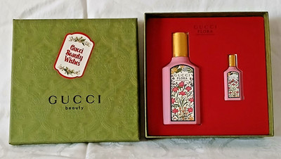 GUCCI Flora Geschenkbox Eau de Parfum 50 ml Mini-Flacon 5 ml Gift Set Fragrances
