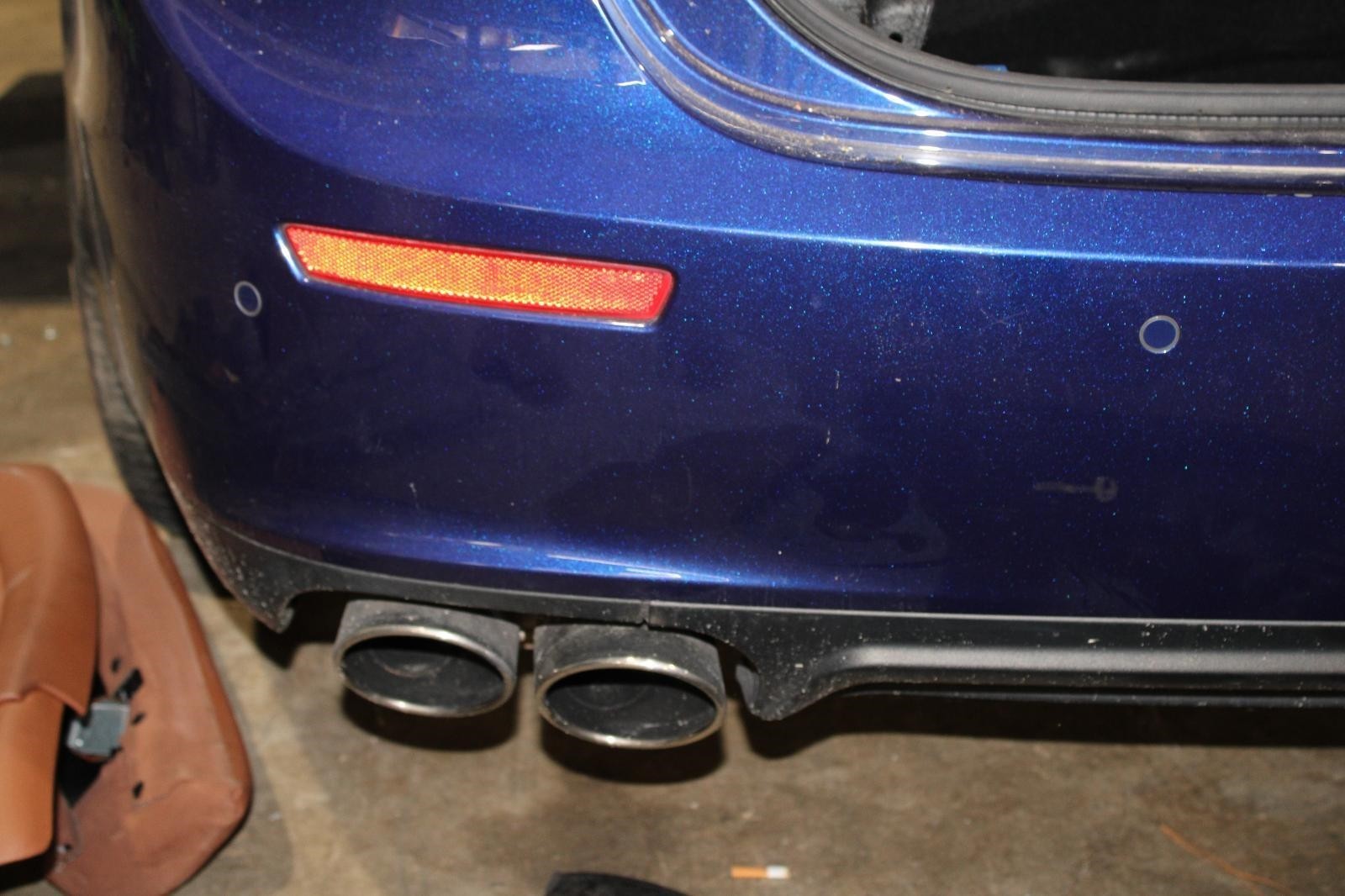 14-17 Ghibli Blue Rear Body Bumper Cover Panel Assy Factory OEM OE WTY OE WTY