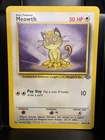 Pokemon TCG Card Vintage WotC LP Meowth Jungle #56