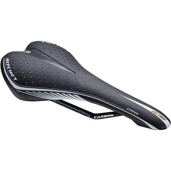 Ritchey Streem WCS Carbon Fiber Saddle 145mm CrN-Ti Rails Lightweight XC - Road 27790₽