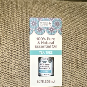 Personal Care 100% Pure & Natural Tea Tree Essential Oil, 0.27 fl oz (8 mL)