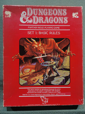 Dungeons and Dragons Basic Rules 1011 1983 Dungeons &Dragons - Missing Dice