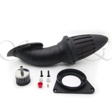 Triangle Spike Luftfiltereinlass Für Kawasaki Vulcan 800 – Mit Rotem Filter, Chrom, Ab 1995