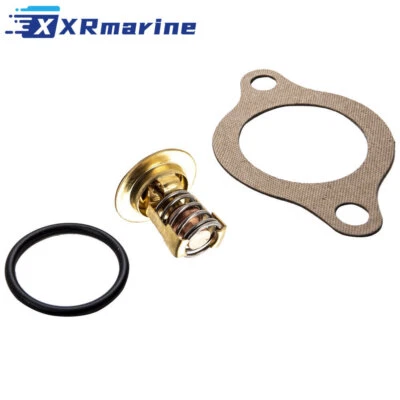 XRMARINE Thermostat Kit für Volvo Penta 4.3 5.0 5.7 350 V6 V8 18-3677, 3856961, 383307
