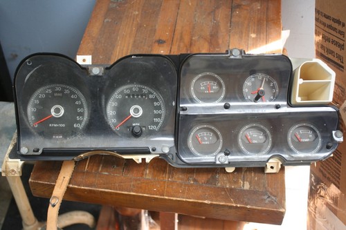 1974 Mercury Cougar DASH GAUGES SPEDO TACK AMPS CLOCK OIL TEMP FUEL & CURCIUT