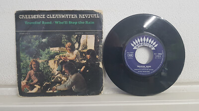 Creedence Clearwater Revival CCR - Travelin' Band / Who'll Stop the Rain 1970 7''