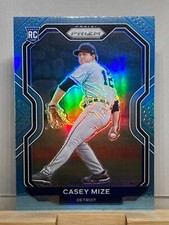 2021 Panini Prizm Casey Mize #246 Carolina Blue Prizm Tier III Detroit 0395