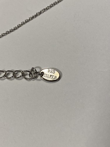 Collar y colgante de cristal de triple corazón de plata de ley - Imagen 5 de 5