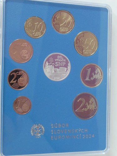 SLOWAKEI 2024 KMS MÜNZEN SATZ COIN SET PP PROOF - 80 JAHRE NATIONALAUFSTAND SNP - Bild 2 von 8