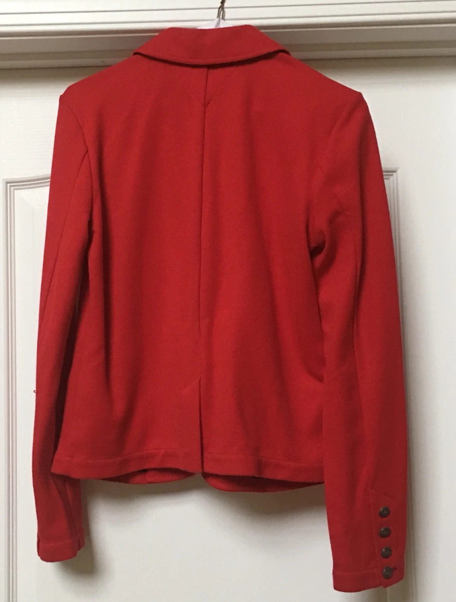 Tommy hilfiger red blazer cheap