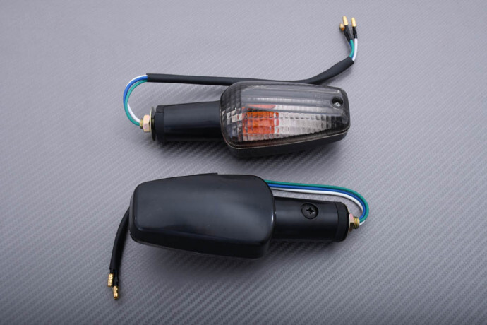 Clignotants avant moto teinte fumée pour rénover Honda X-11 99-04