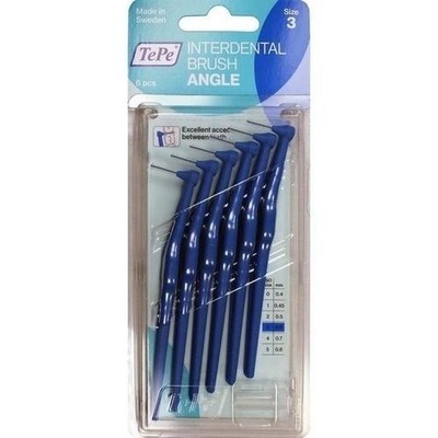 TEPE Angle Interdentalbürste 0,6mm blau 6 St